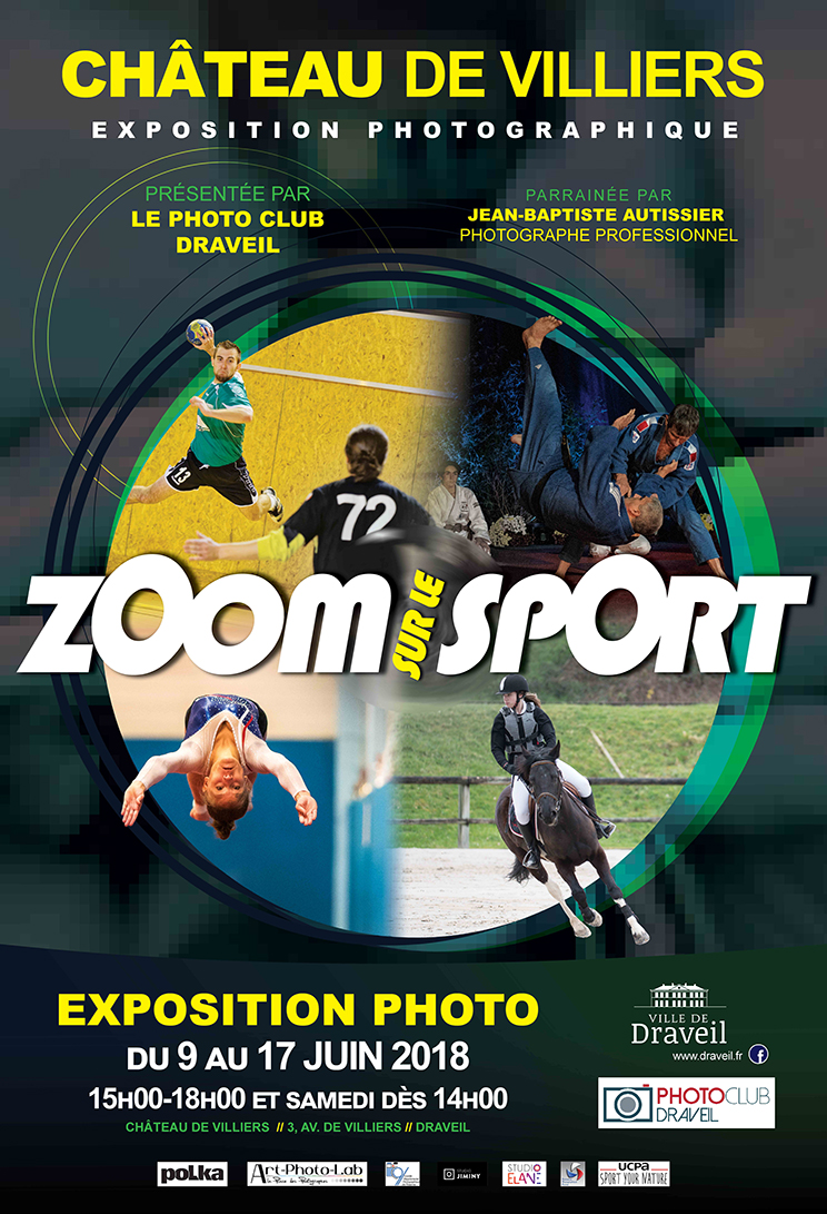 Palmarès de l’expo du Photo Club de Draveil – 9 au 17 juin 2018 – thème « zoom sur le sport »