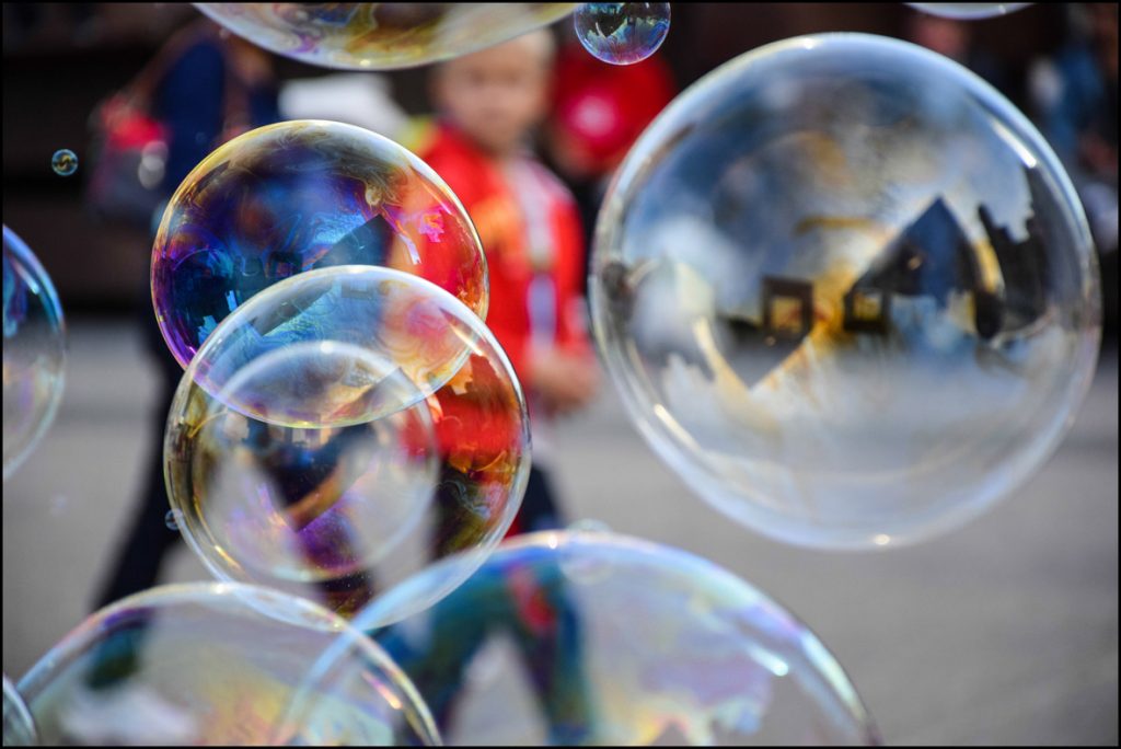 Bubbles in La Défense