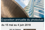 Vernissage de l’expo annuelle du photo-club de la MJC de Palaiseau le jeudi 17 mai