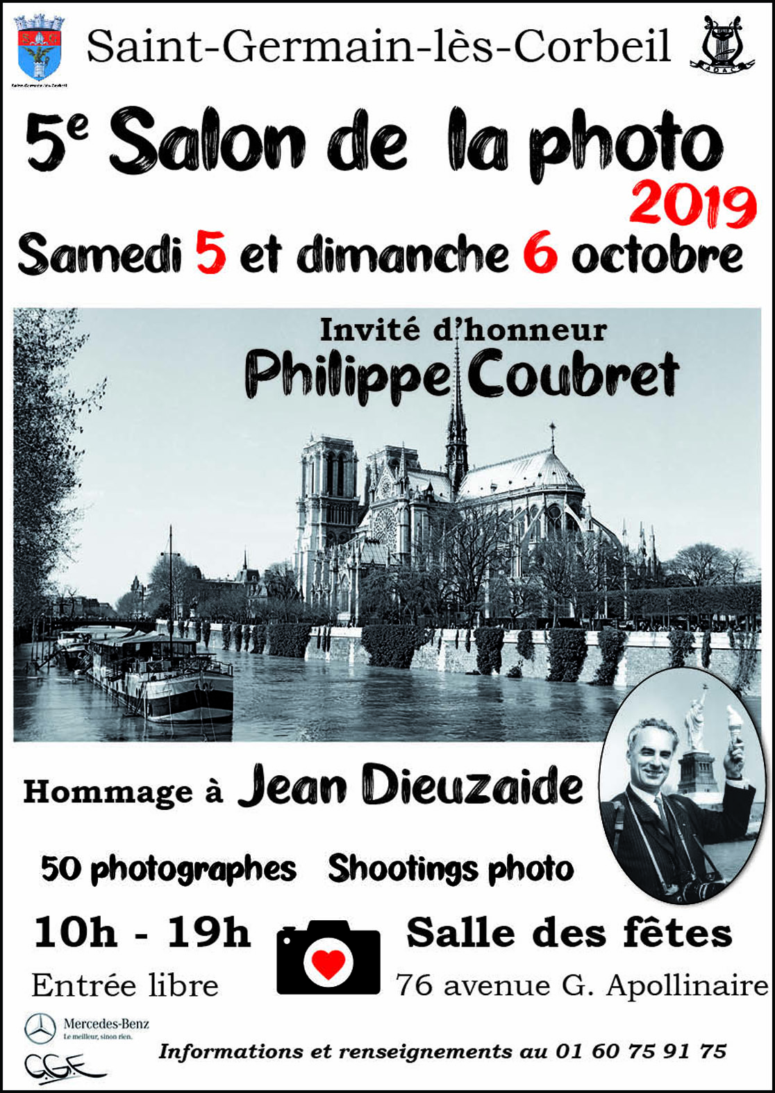 Photos de Robert Desgroppes exposées au 5ème Salon Photo de Saint- Germain-lès-Corbeil (vernissage le samedi 5 octobre 19 à 12h00
