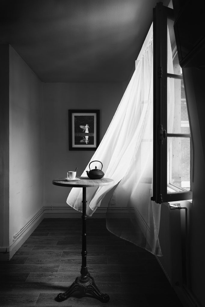 1er prix du public noir & blanc : « Salon de thé » - Equipe PCD / Photo Club Draveil